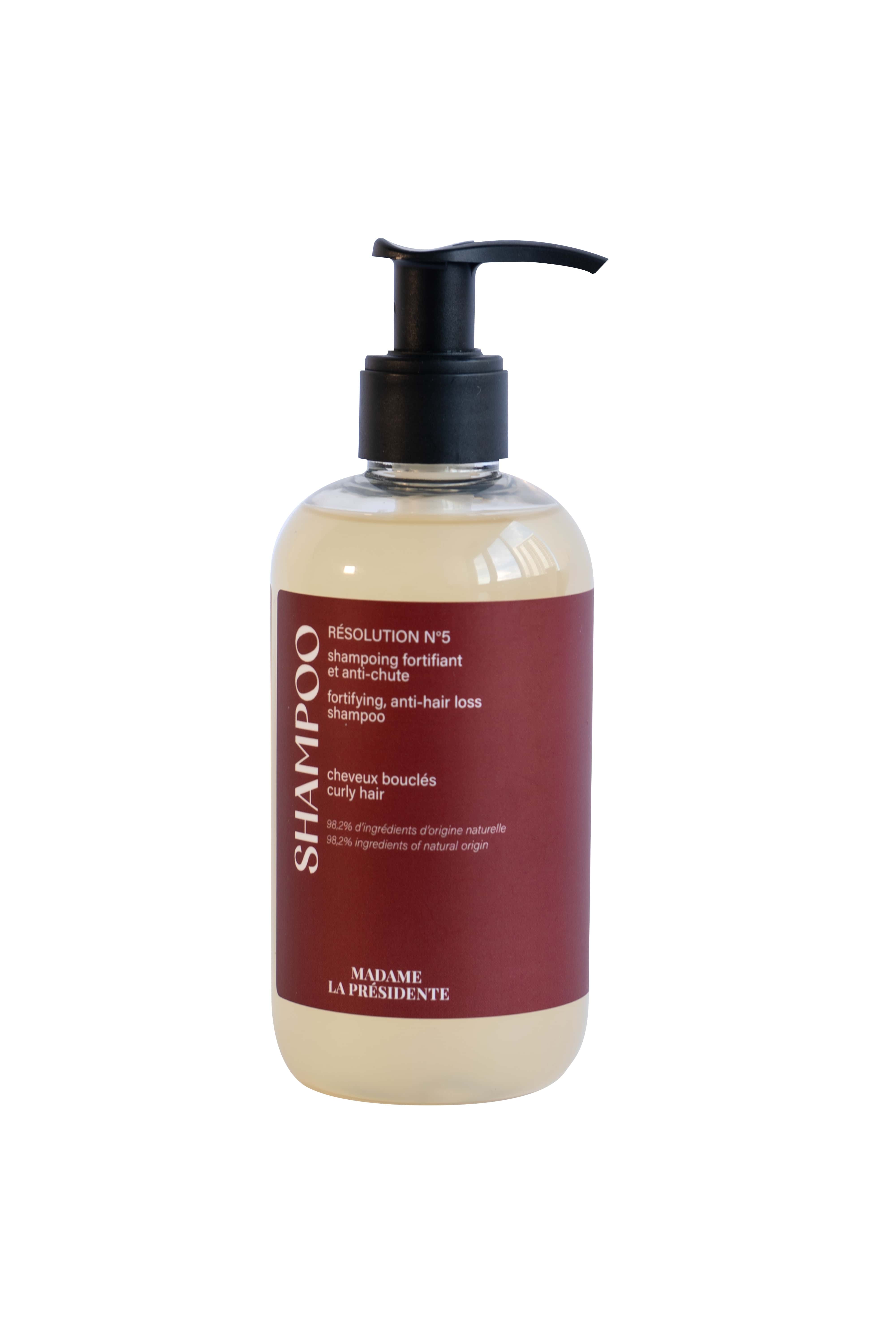 Anti-hair loss and fortifying shampoo Resolution N°5 - Curly hair