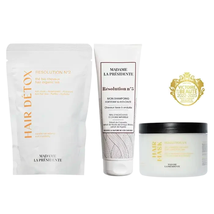 routine cheveux lisses