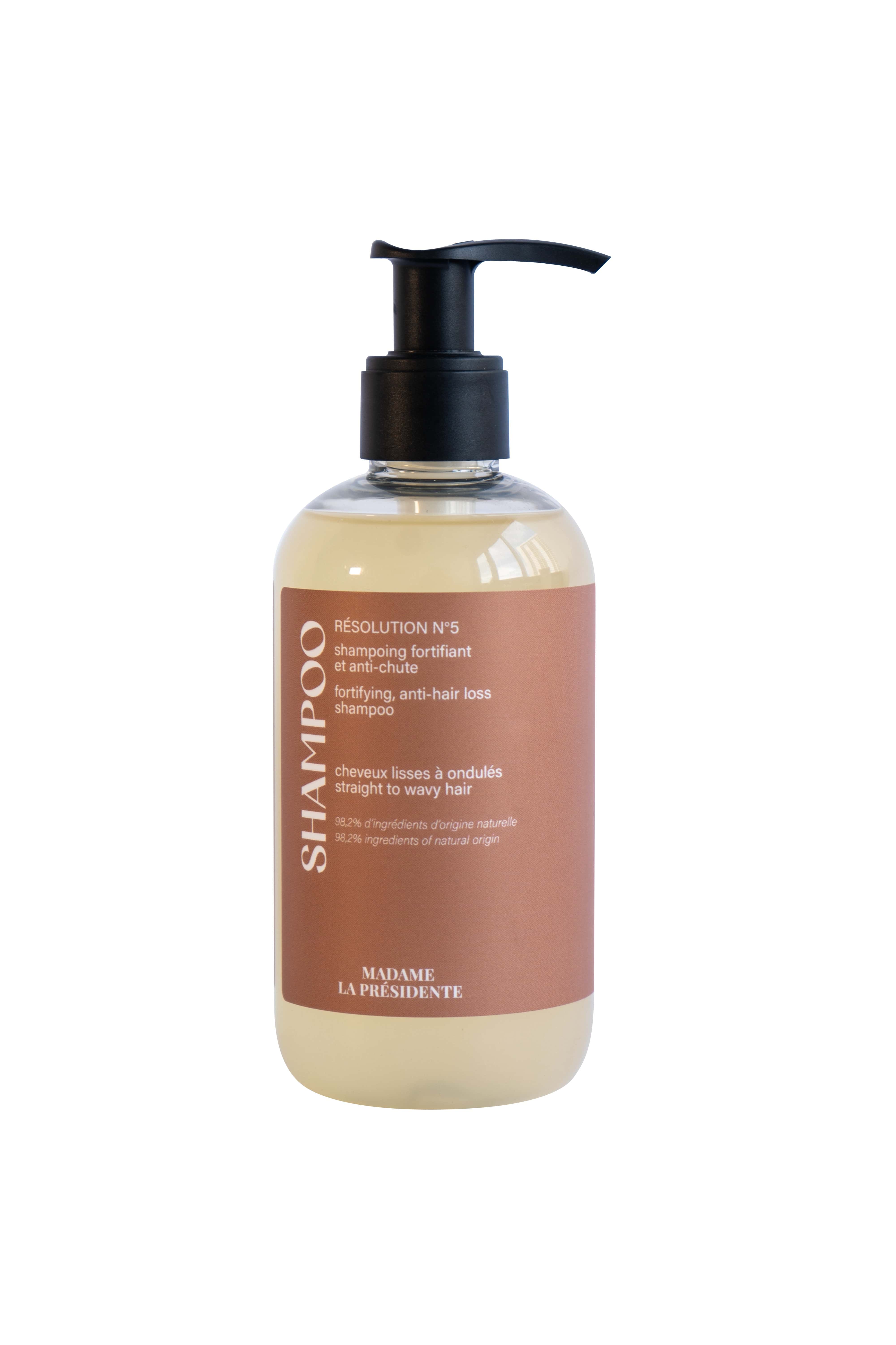 Anti-hair loss shampoo Resolution N°5 - Straight to Wavy hair