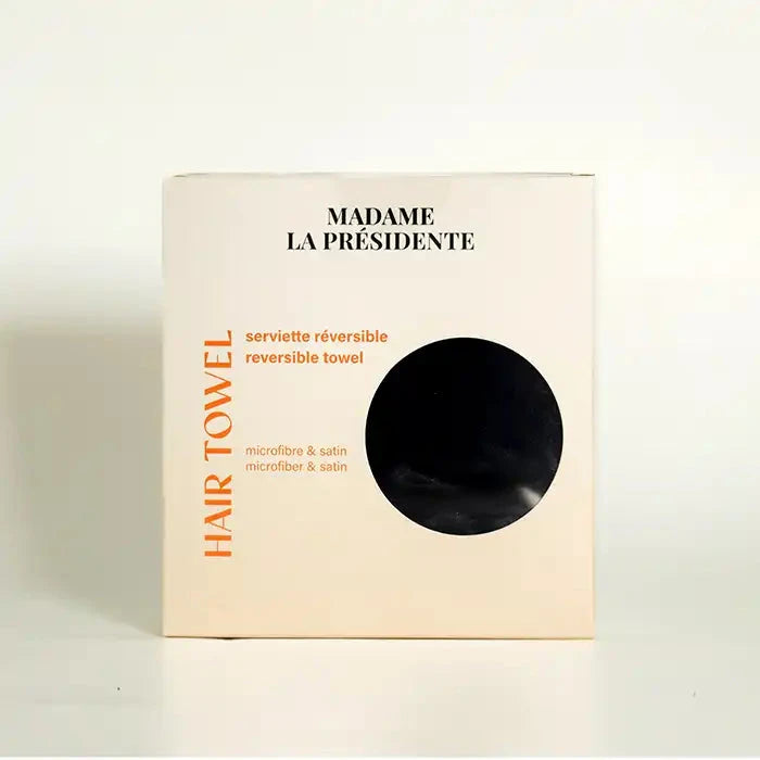 Serviette Cheveux Réversible Microfibre & Satin - Hair Towel