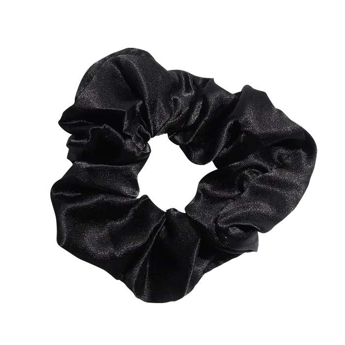 chouchou satin noir